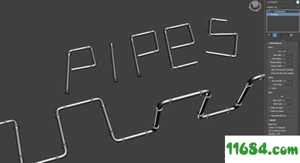 MCG Pipes插件下载-3dsmax插件MCG Pipes v1.0 绿色版下载