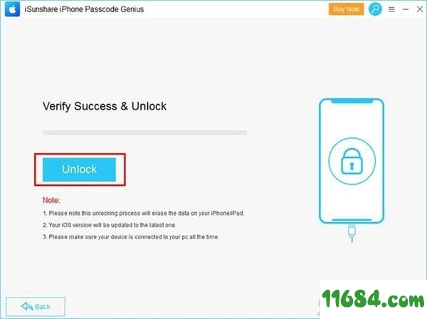 iPhone Passcode Genius破解版下载-苹果解锁软件iSunshare iPhone Passcode Genius v3.1.1 绿色版下载