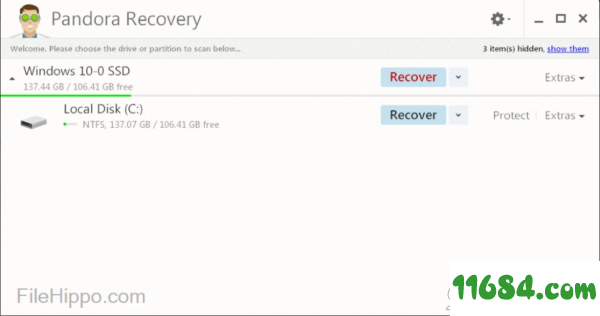 Pandora Recovery破解版下载-数据恢复软件Pandora Recovery v4.0.518 中文绿色版下载