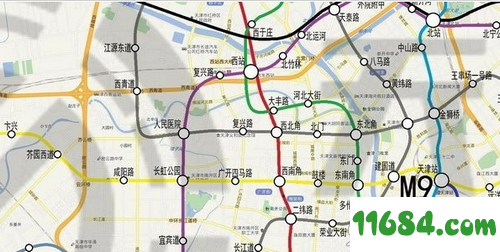 天津地铁规划图高清版下载-天津地铁规划图2020高清大图版下载