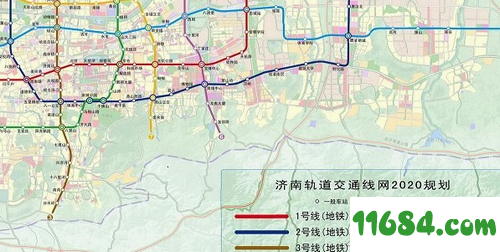 济南地铁规划图高清版下载-济南地铁规划图2020高清版下载