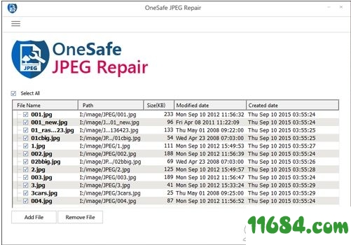OneSafe JPEG Repair破解版下载-jpg图片修复软件OneSafe JPEG Repair v4.5.0.0 中文绿色版下载