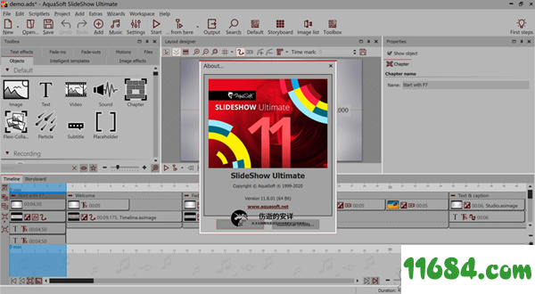 SlideShow Ultimate破解版下载-幻灯片制作软件AquaSoft SlideShow Ultimate v11.8.01 绿色破解版下载