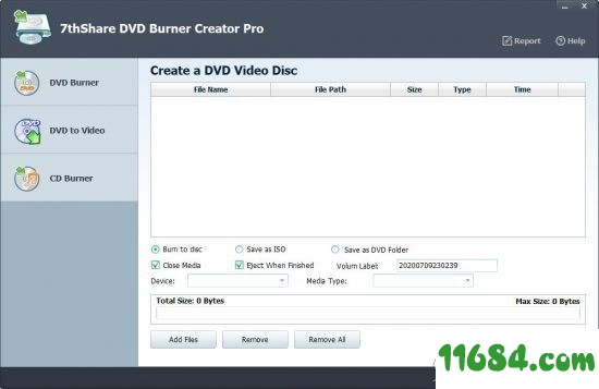 DVD Burner Creator破解版下载-7thShare DVD Burner Creator v1.3.1.4 绿色版下载