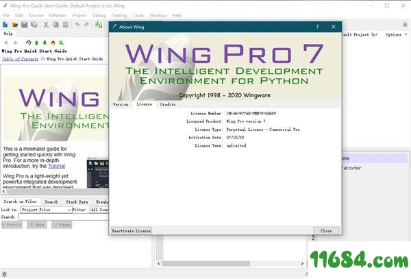 Wing Pro破解版下载-Python集成开发环境Wing Pro v7.2.3 中文破解版下载