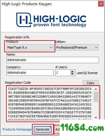 High-Logic MainType破解版下载-字体管理软件High-Logic MainType v10.0.0.1229 绿色破解版下载