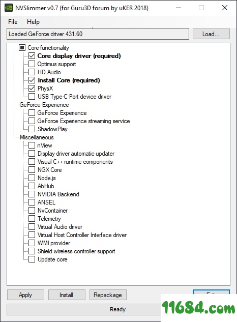 NVSlimmer破解版下载-NVidia显示驱动优化工具-NVSlimmer 0.7 最新版下载
