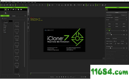 Reallusion iClone Pro破解版下载-3D动画制作软件Reallusion iClone Pro v7.8.4322.1 中文破解版下载