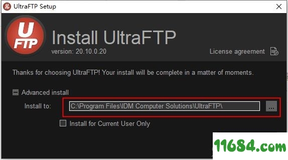 IDM UltraFTP v20.10 中文绿色版 - 巴士下载站www.11684.com