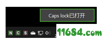 CapsLock Indicator破解版下载-键盘指示灯提示软件CapsLock Indicator v3.8.0.1 免费版下载