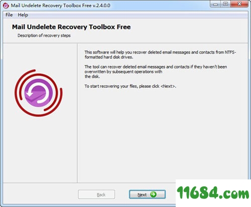 Mail Undelete Recovery Toolbox Free下载-Mail Undelete Recovery Toolbox Free v2.4.0.0免费版下载