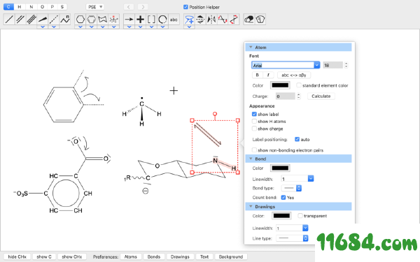 MoleculeSketch下载-化学绘图软件MoleculeSketch for Mac v2.3.1 最新版下载
