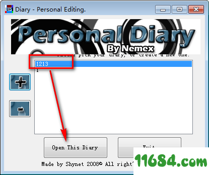 Personal Diary Editor免费版下载-个人日记编辑器Personal Diary Editor v1.0 最新免费版下载