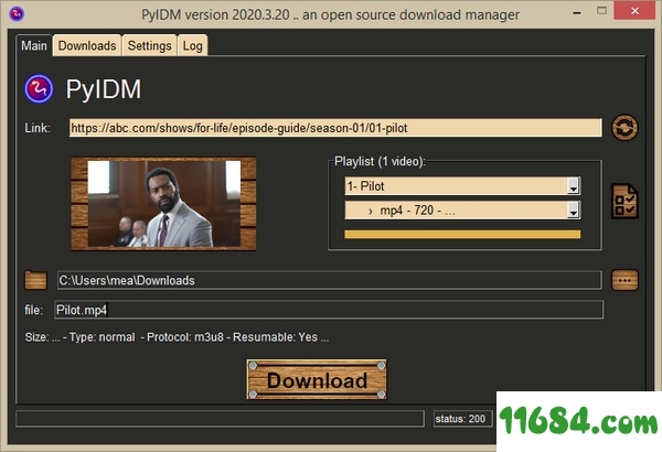 PyIDM免费版下载-互联网下载管理器PyIDM v2020.8.13 最新免费版下载
