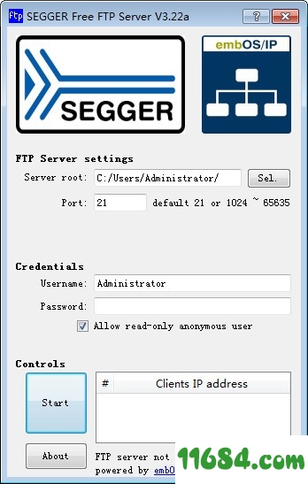 SEGGER free FTP Server下载-emFTP ftp服务器SEGGER free FTP Server v3.22a 最新免费版下载