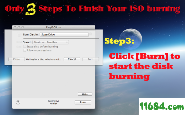 Easy ISO Burn下载-ISO刻录软件Easy ISO Burn for Mac v1.0.0 最新版下载