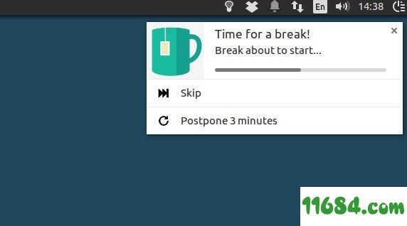 BreakTimer破解版下载-定时提醒休息软件BreakTimer v0.7.5 最新免费版下载