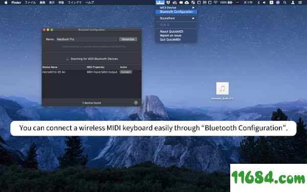 QuickMIDI下载-连接MIDI键盘QuickMIDI for Mac最新版下载 v1.4 