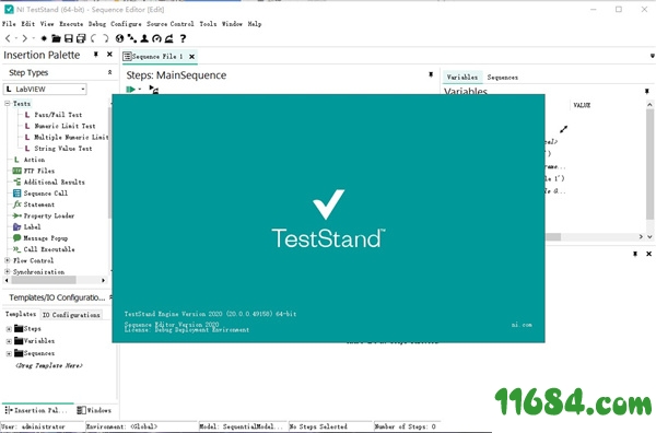 NI TestStand破解版下载-测试管理软件NI TestStand 2020 v20.0 破解版下载