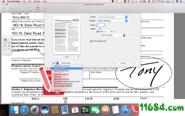 Tiny PDF Editor下载-PDF签名软件Tiny PDF Editor for Mac v1.3.6 最新版下载