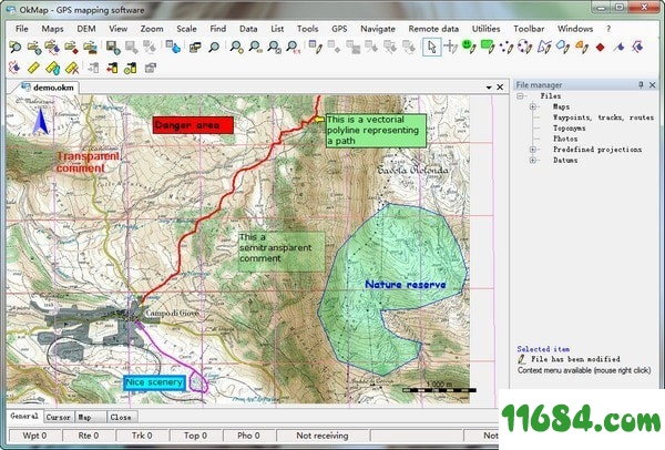 OkMap下载-免费GPS地图软件OkMap v15.1.1 最新免费版下载