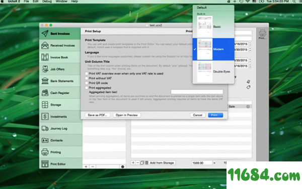 UctoX下载-财务管理软件UctoX for MacOS v2.8.4 免费版下载