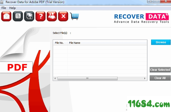Recover Data for Adobe PDF破解版下载-PDF文件恢复软件Recover Data for Adobe PDF v1.0 绿色破解版下载