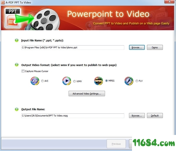 A-PDF PPT to Video下载-PPT转视频软件A-PDF PPT to Video v1.6.0.0 最新免费版下载