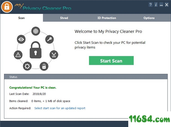 My Privacy Cleaner Pro下载-上网痕迹擦除器My Privacy Cleaner Pro v3.2 绿色版下载