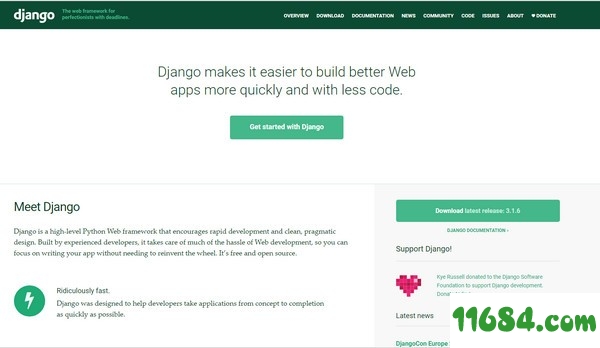 Django免费版下载-Python Web框架Django v3.1.6 最新免费版下载