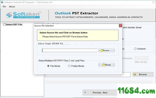 Outlook PST Extractor免费版下载-PST提取工具Softaken Outlook PST Extractor v3.0 免费版下载