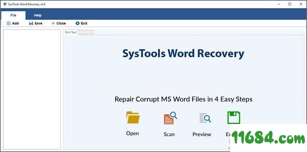 SysTools Docx Repair破解版下载-文档修复软件SysTools Docx Repair v4.0 最新版下载