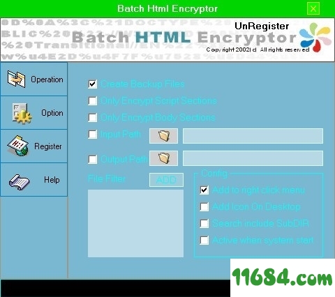 Batch Html Encryptor免费版下载-网页加密工具Batch Html Encryptor v1.22 最新免费版下载