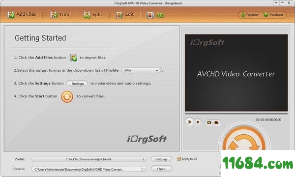 AVCHD Video Converter破解版下载-AVCHD视频转换器iOrgsoft AVCHD Video Converter v6.0.0 最新版下载