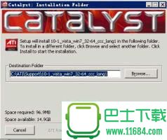 ATI Catalyst Control Center 11.10 For VISTA、WIN7 中文版下载