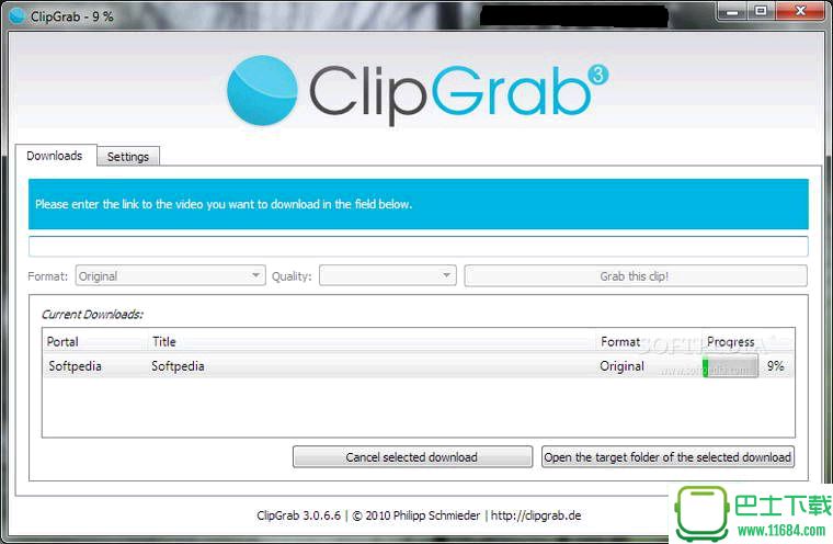 网络视频下载软件Clipgrab v3.5.6 官方最新版下载