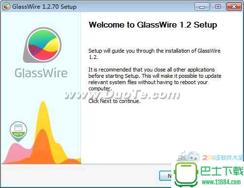 免费网络防火墙GlassWire v1.2.70 官方免费版下载