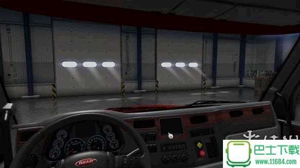 《美国卡车模拟》彼得579新的仪表盘MOD V1.4下载