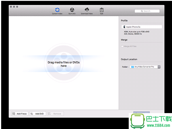 mac视频转换格式工具Any Video Converter Pro for Mac V7.0.8 最新注册版下载