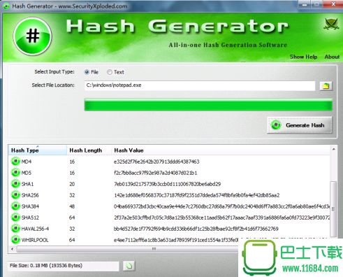 文件指纹校验工具HashGenerator5.5下载-文件指纹校验工具Hash Generator 5.5 免费版下载