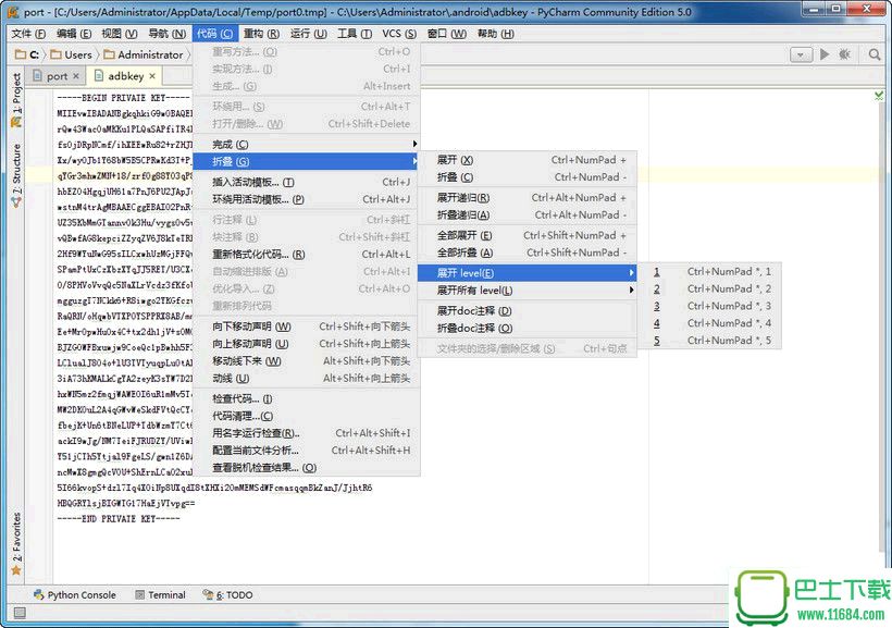 pycharm5汉化包 5.0.1 中文语言包下载