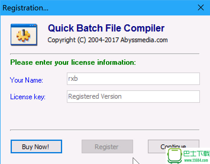 Quickbfc(Quick Batch File Compiler) 4.0.0 单文件注册版下载