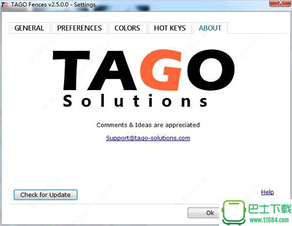TAGO Fences(桌面图标管理工具) v2.5 绿色版下载