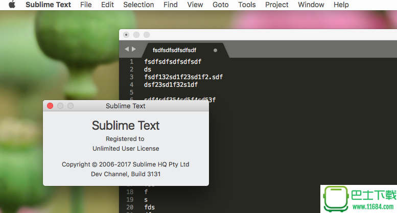 Sublime Text 3MacOS Dev Build下载-Sublime Text 3MacOS Dev Build最新版下载ver.3131