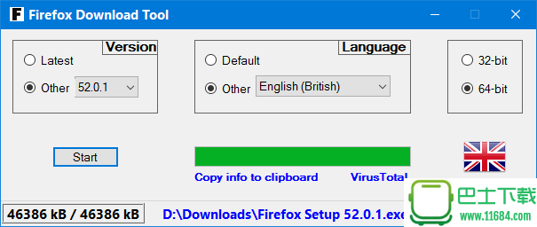 Firefox Download Tool下载-Firefox Download Tool(火狐浏览器版本下载工具)下载v1.2.1.15