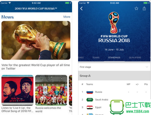 2018 FIFA World Cup Russia?（国际足联官方APP）v4.2.1 苹果版下载