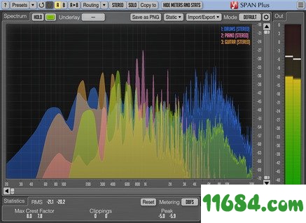 音频频谱分析仪Voxengo SPAN Plus 1.5 WIN下载