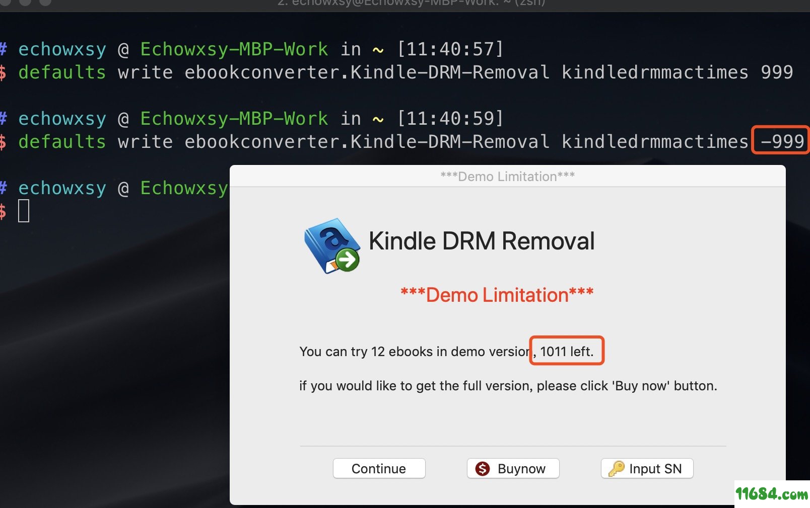 Kindle电子书移除版权Kindle DRM Removal下载