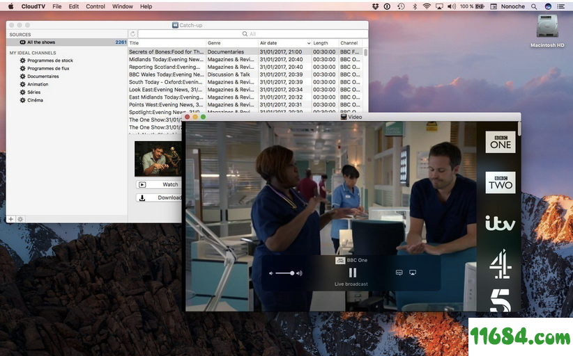 mac版电视CloudTV for Mac TNT版 3.9.9 最新破解版下载