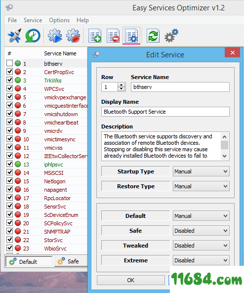 Easy Service Optimizer下载-系统服务管理工具Easy Service Optimizer v1.2 中文绿色版下载